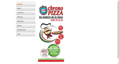 Desktop Screenshot of chrono-pizza.com