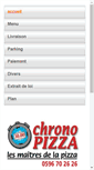 Mobile Screenshot of chrono-pizza.com